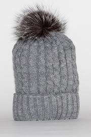  Grey Pom Hat
