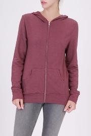  Sangria Zip Up Hoodie
