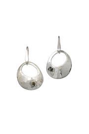  Hammered Olive Earrings