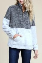  Fleece Pullover Sweater