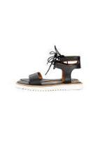  Black White Sandals
