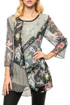  Mixed Patterns Top