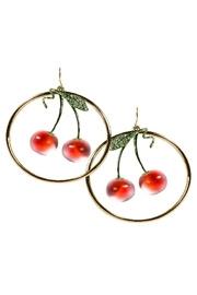  Cherry Hoop Earrings