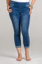  Pearl Hem Capri