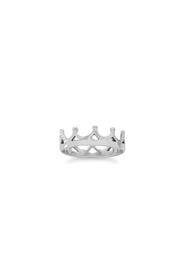  Silver Crown Ring