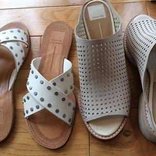  Crisscross Studded Sandal