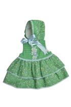  Green Dress Set