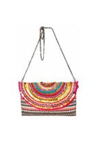  Paradise Jacquard Clutch Bag