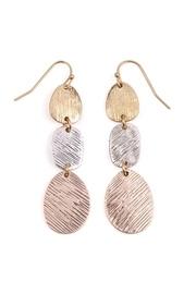  Chained-cast Dangle Earrings
