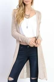  Destroyed Hem Cardigan