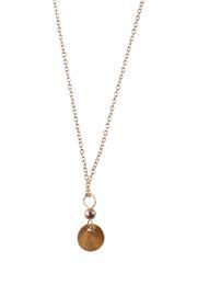  Gold Disc Pendant