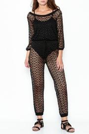  Fishnet Coverup Jumpsuit