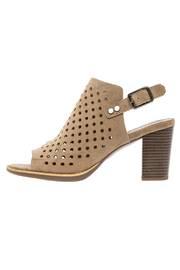  Perforated Block Heel