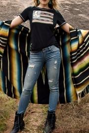  Graphic Black Top