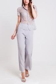  Silver Palazzo Trouser