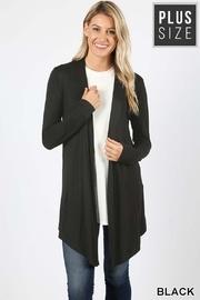  Drappy Open Cardigan