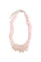  Pink Lace Necklace Set