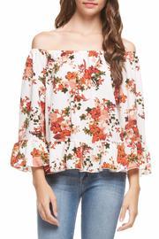  Ruffled Off Shoulder Top
