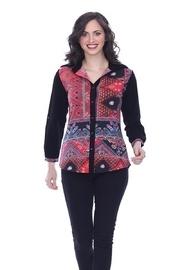  Ethnic Button-up Tunic