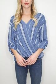  Patterned Overlay Top