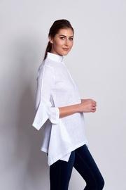  Sleeve3/4 Linen-shirt