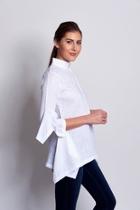  Sleeve3/4 Linen-shirt