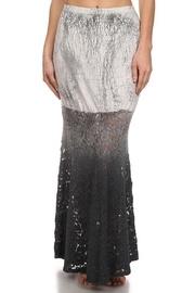 Mermaid Grey-lace Skirt