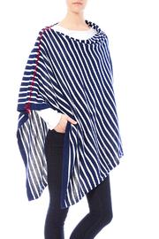  Cotton Cashmere Topper Poncho