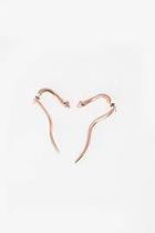  Rose Gold Boa Earrings