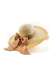  Straw Hat W Bow