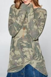  Brushed Tucked Tunic-top