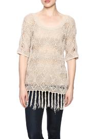  Fringe Sweater Top
