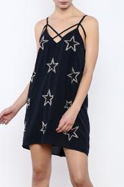  Beaded Stars Strappy Mini Dress