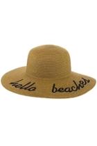  Hello Beaches Floppy-hat