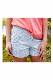  Teal Patterned Shorts