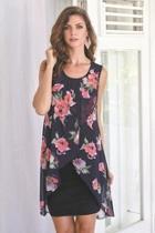  Floal Chiffon Dress