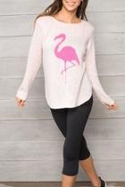  Flamingo Crew Sweater
