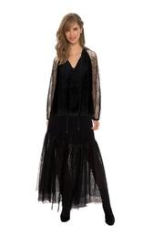  Morgan Lace-sleeve Top