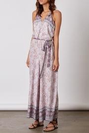  Lilac Print Romper