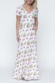  Surplice Bodice Maxi Dress