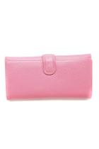  Pink Pebble-leather Wallet