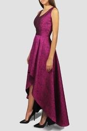  High Low Brocade Dress