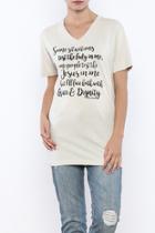  Grace And Dignity V-neck Tee