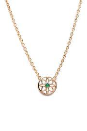  Emerald Deco Necklace