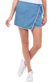  Frayed Denim Skort