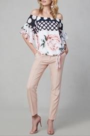  Frilly Off-shoulder Top
