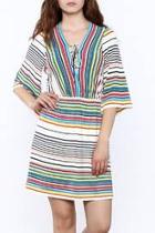  Colorful Stripe Dress
