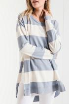  Rugby Stripe Weekender Top