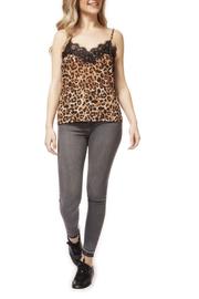  Leopard Cami W Lace Trim