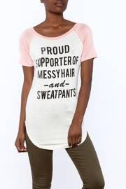  Proud Supporter Messy Hair